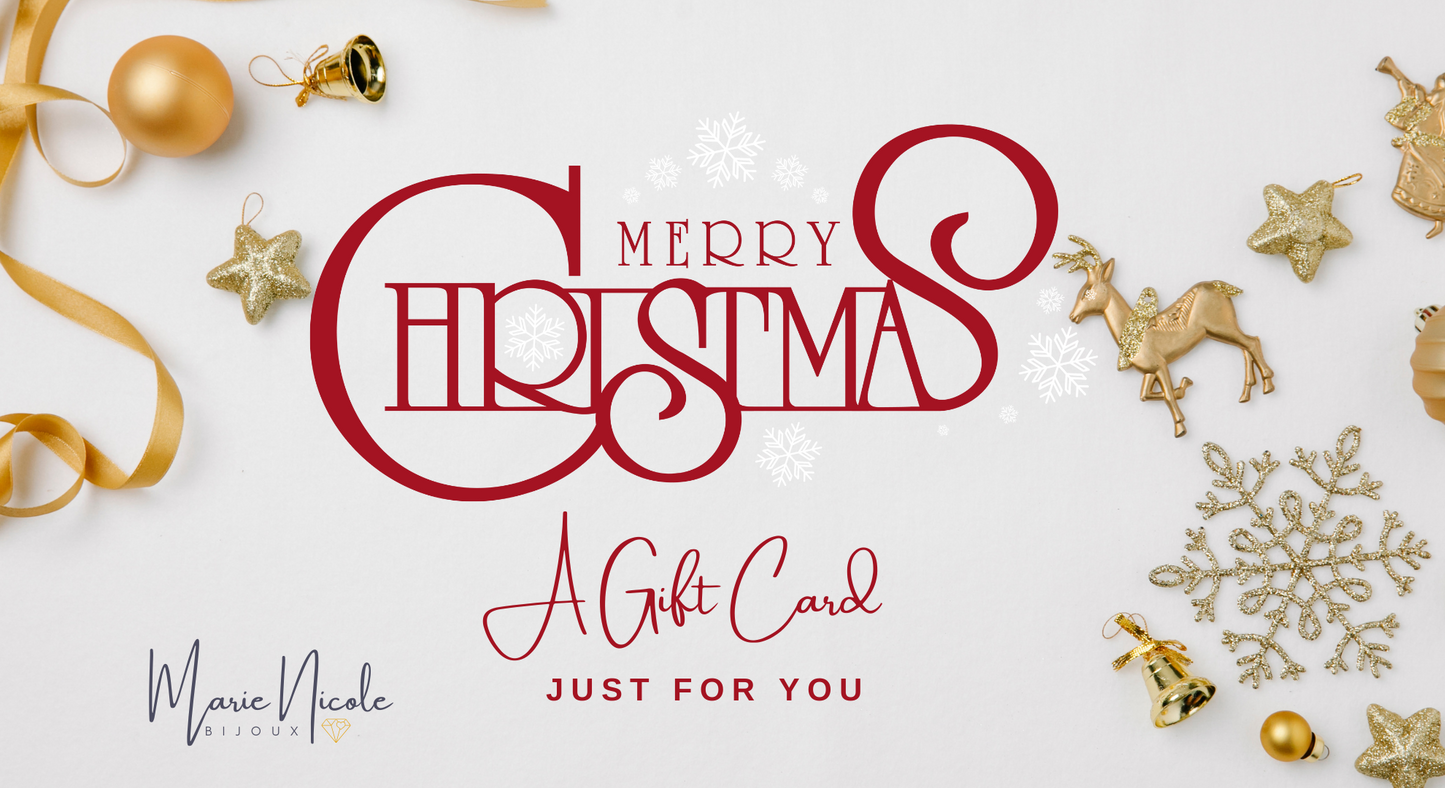Christmas Gift Card from Marie Nicole Bijoux