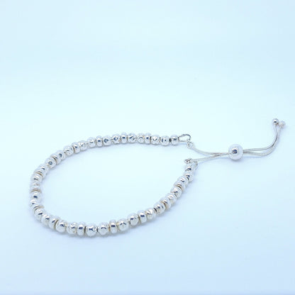 Stylish Mens Sterling Silver Slider Bracelet - Perfect for Anniversaries or Gifts for Him